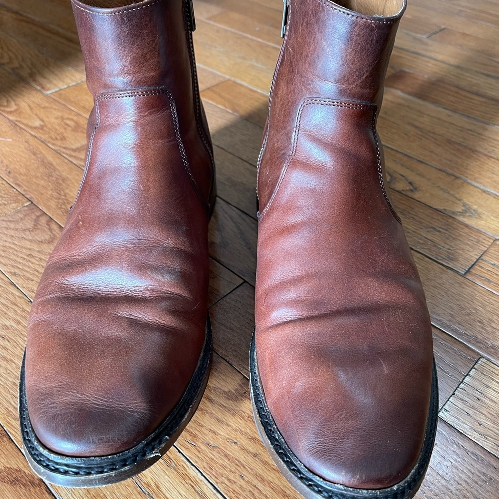 Frye Boots Paul Inside Zip Size 10 D
